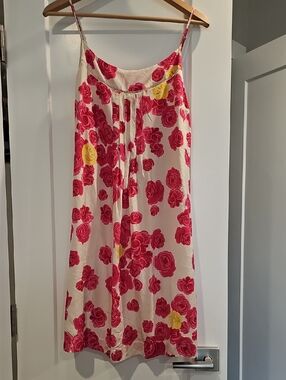 Anthropologie Moulinette Soeurs Floral Silk Dress